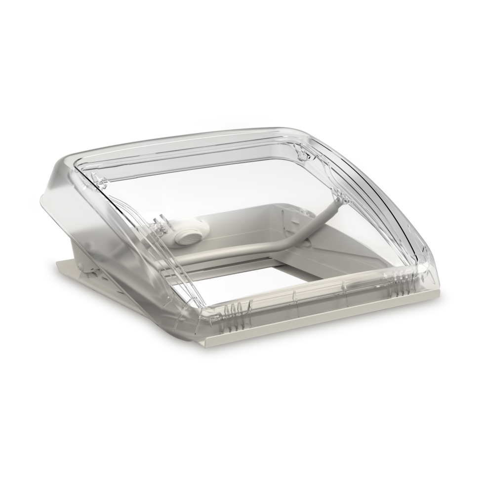 Ventilateur De Toit Rotatif Bas Profil - Pour Fourgon, Van, Camping-car - Ø 80 Mm, épaisseur 1 à 17 Mm - Aération Réglable Noir